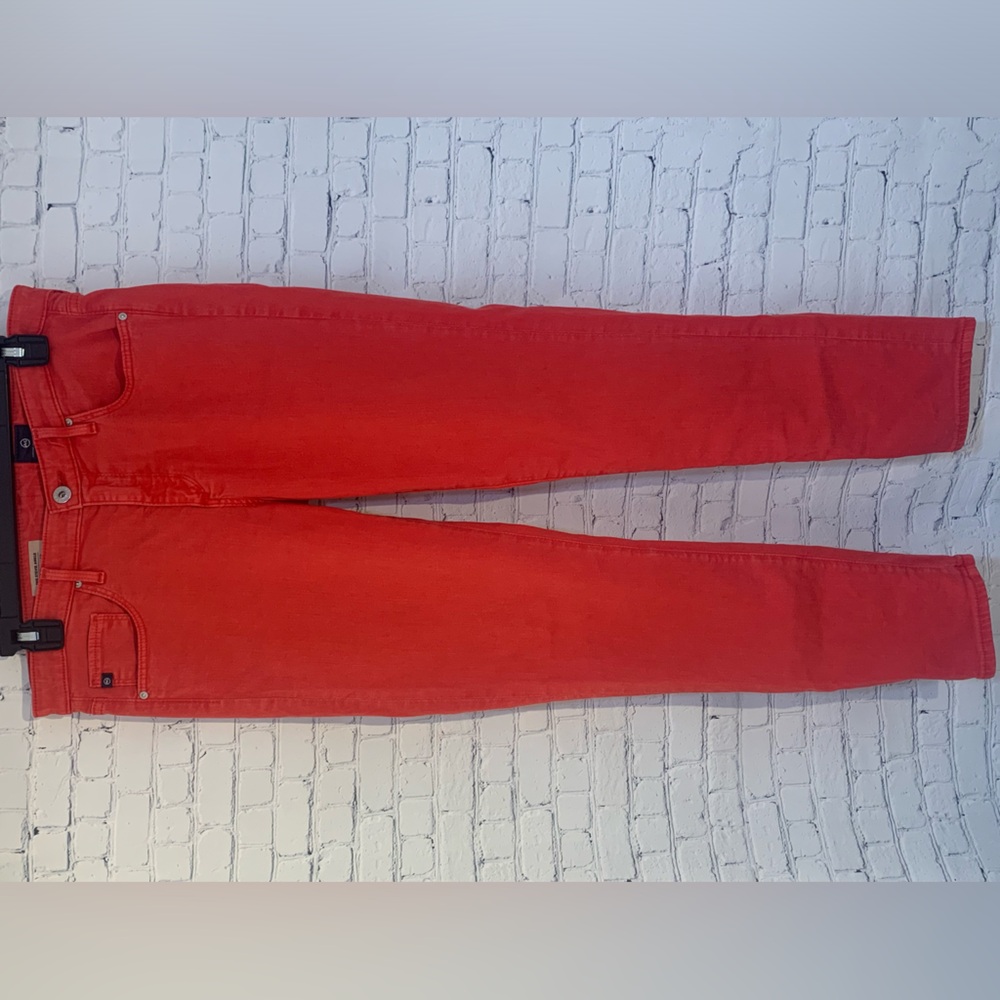*Sold* AG by Adriano Goldschmeid Stevie Ankle Jeans Womens Red
